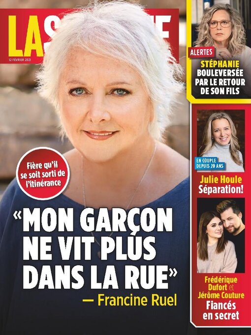 Détails du titre pour La Semaine par TVA Publications Inc. - Disponible